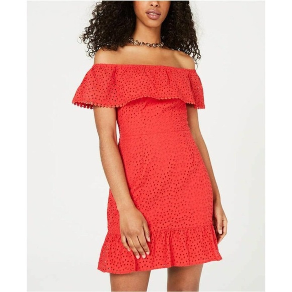 City Studio Off Shoulder Dress